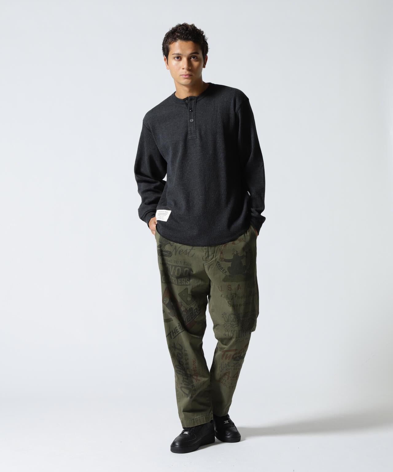 RESTORE COLLECTION 60’s ARMY CHINO PANTS "ARCHIVE GRAPHIC" 休閒褲