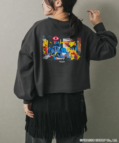PICASSO蕾絲繫帶短款上衣