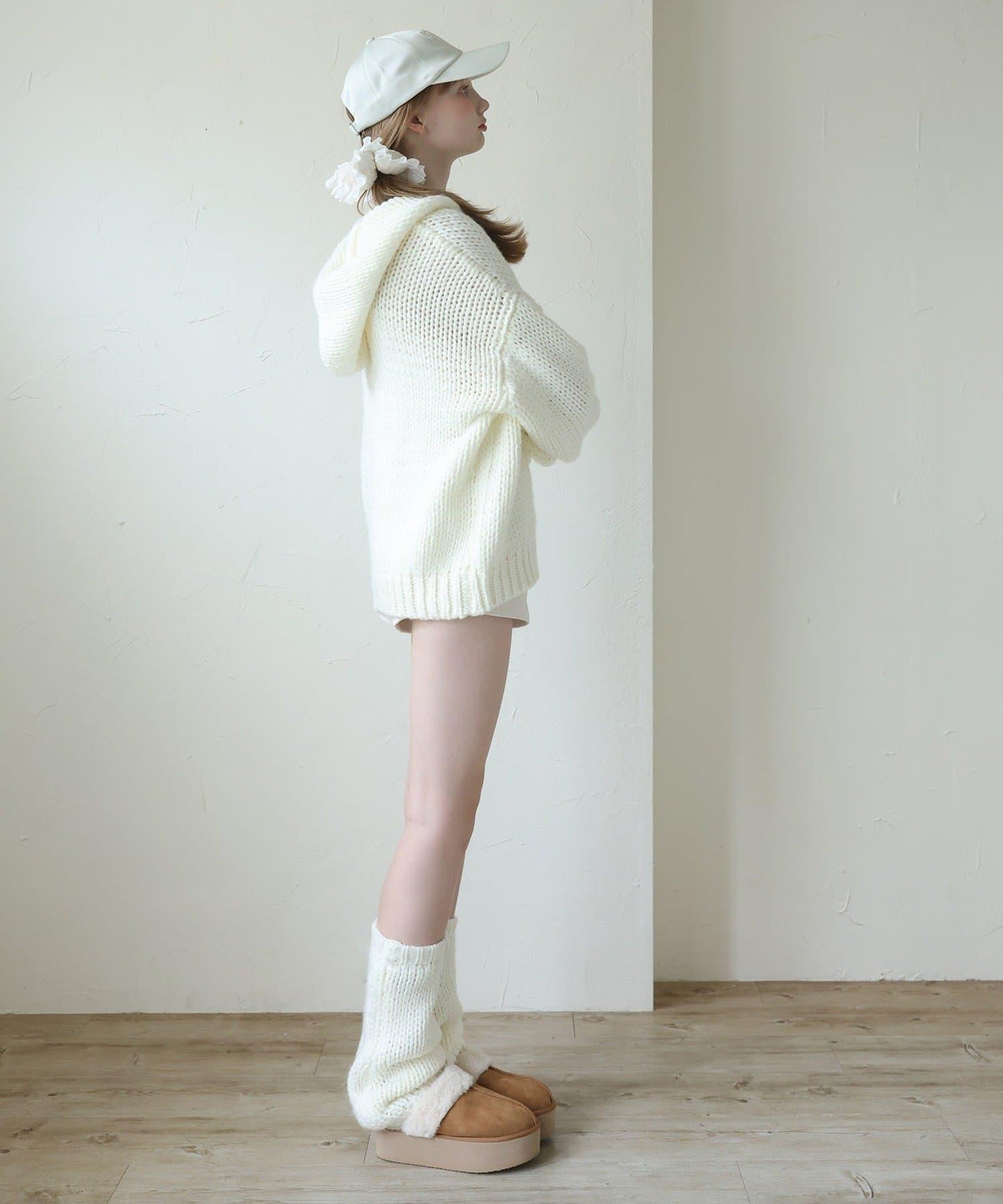 【Seemi.】粗針織連帽衫