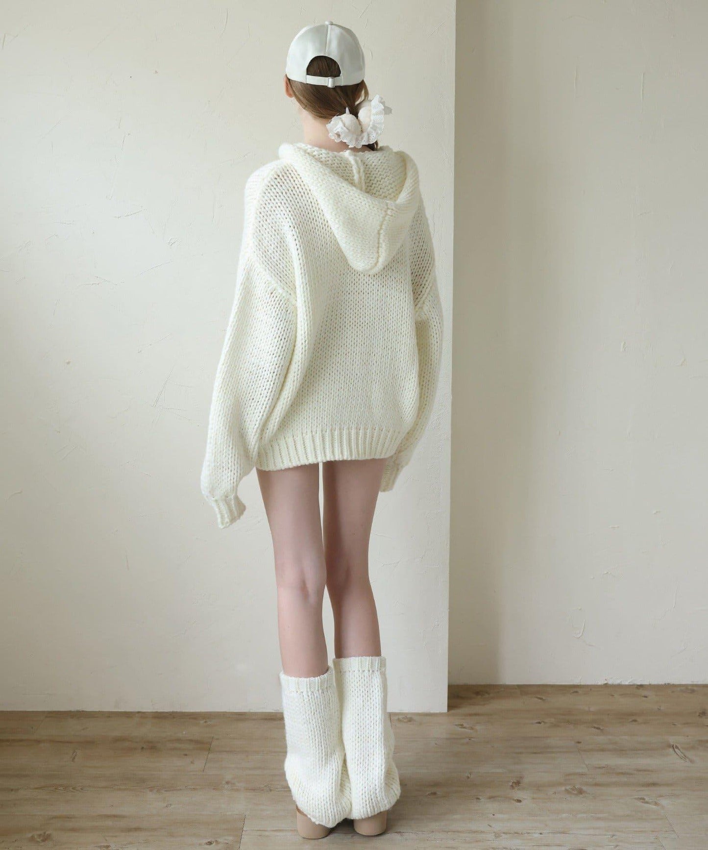 【Seemi.】粗針織連帽衫