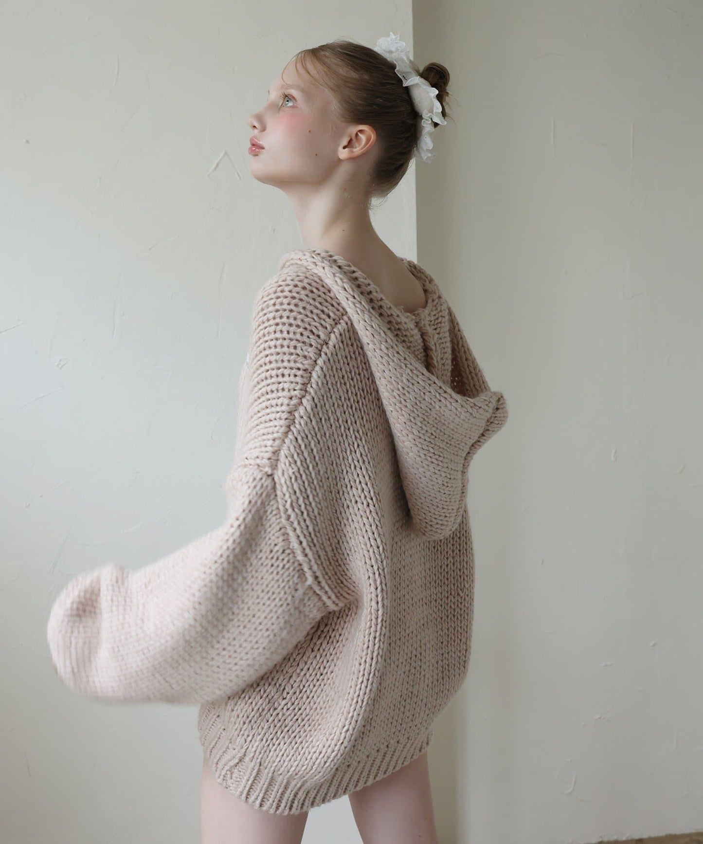 【Seemi.】粗針織連帽衫