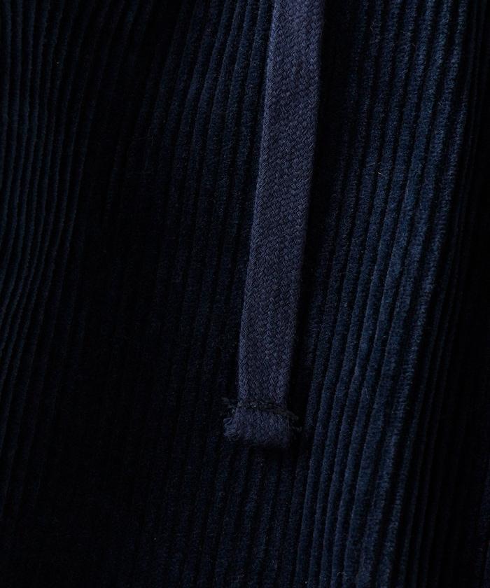 寬鬆版型 單水洗 彎曲燈芯絨長褲