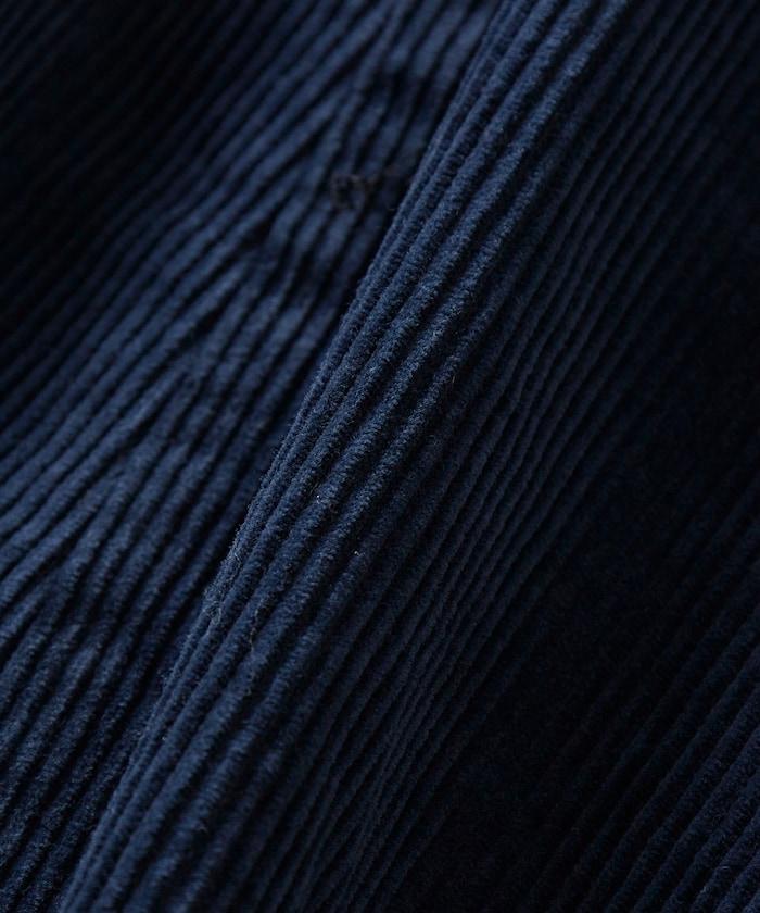 寬鬆版型 單水洗 彎曲燈芯絨長褲