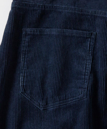 寬鬆版型 單水洗 彎曲燈芯絨長褲