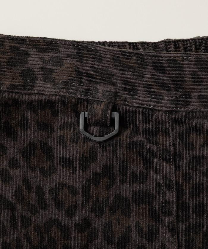 寬鬆直筒版型 全印花燈芯絨休閒褲【可搭配套裝】