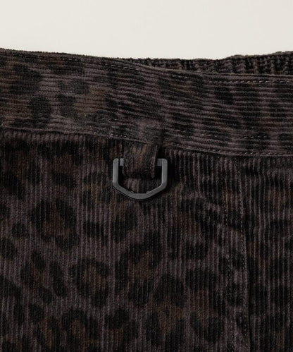 寬鬆直筒版型 全印花燈芯絨休閒褲【可搭配套裝】