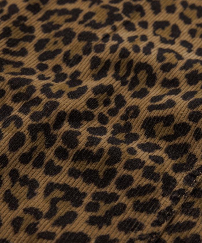 寬鬆直筒版型 全印花燈芯絨休閒褲【可搭配套裝】