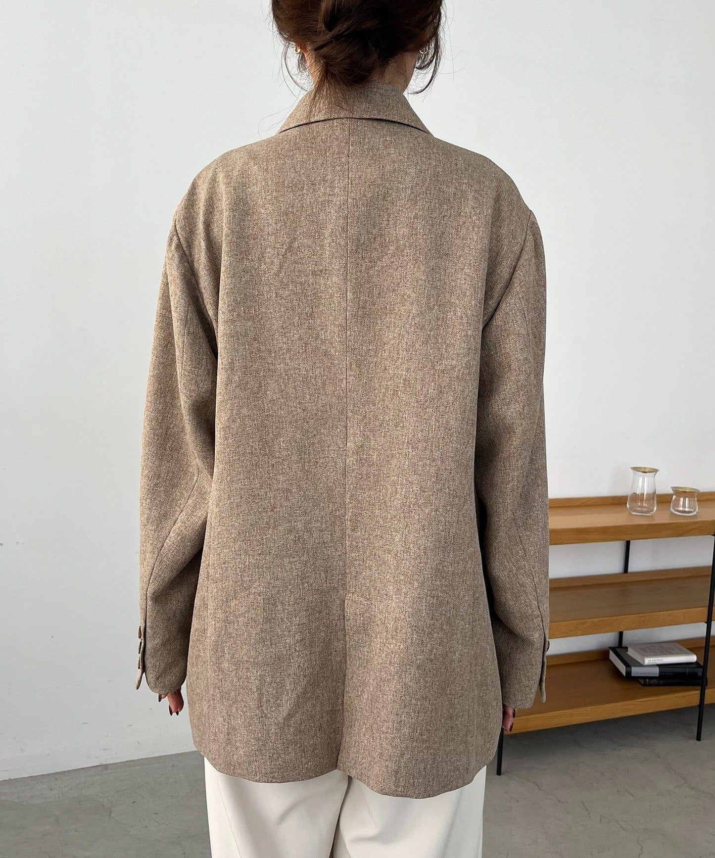 【CAPRICIEUX LE'MAGE×nanaco聯名】粗花呢夾克