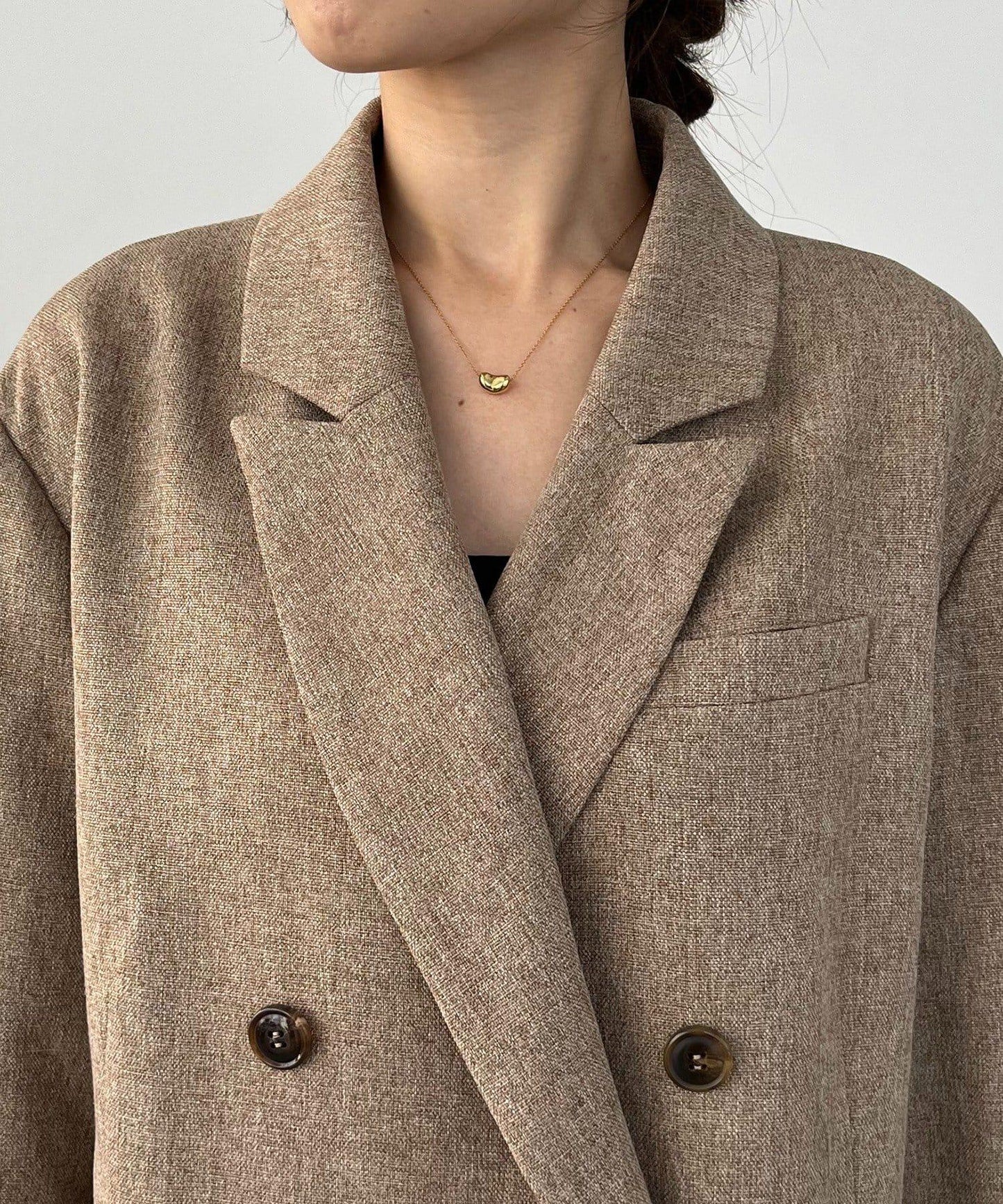 【CAPRICIEUX LE'MAGE×nanaco聯名】粗花呢夾克