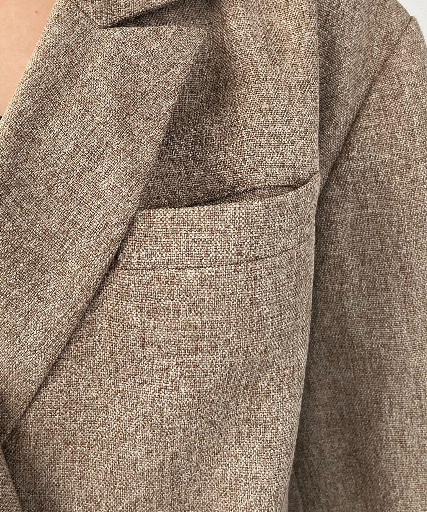 【CAPRICIEUX LE'MAGE×nanaco聯名】粗花呢夾克