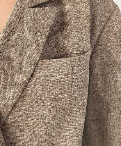 【CAPRICIEUX LE'MAGE×nanaco聯名】粗花呢夾克