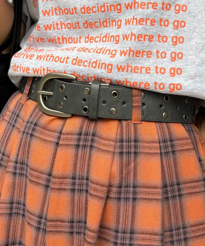 【UNISEX】鉚釘腰帶