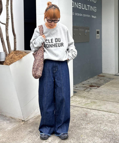 【UNISEX】附化妝包麂皮單肩包