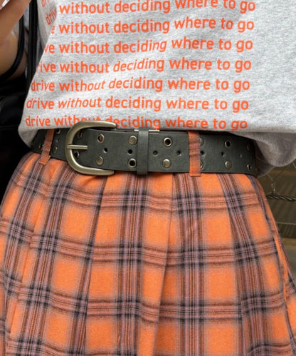 【UNISEX】鉚釘腰帶