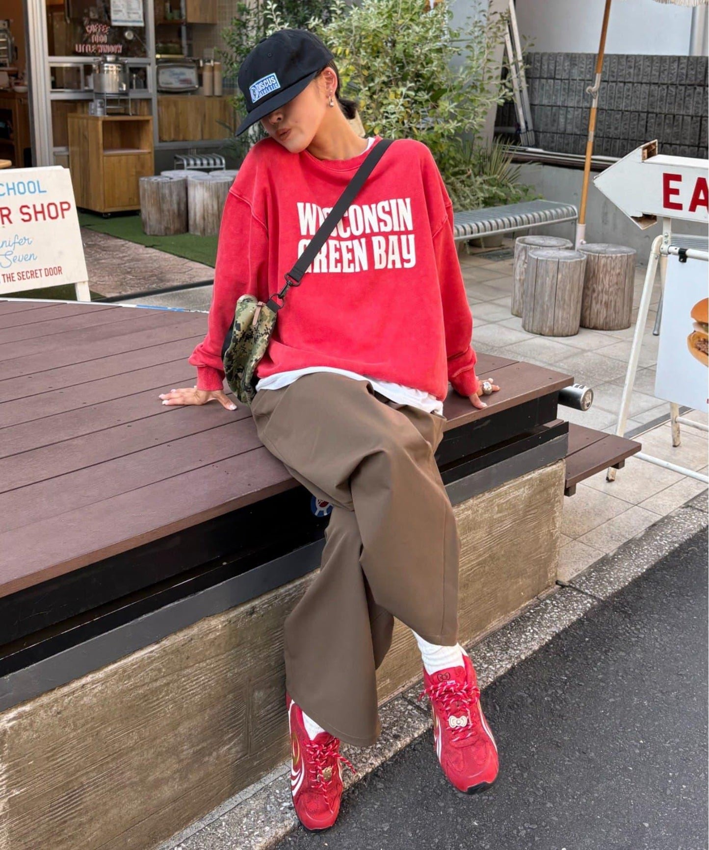【UNISEX】尼龍拼色迷你波士頓包