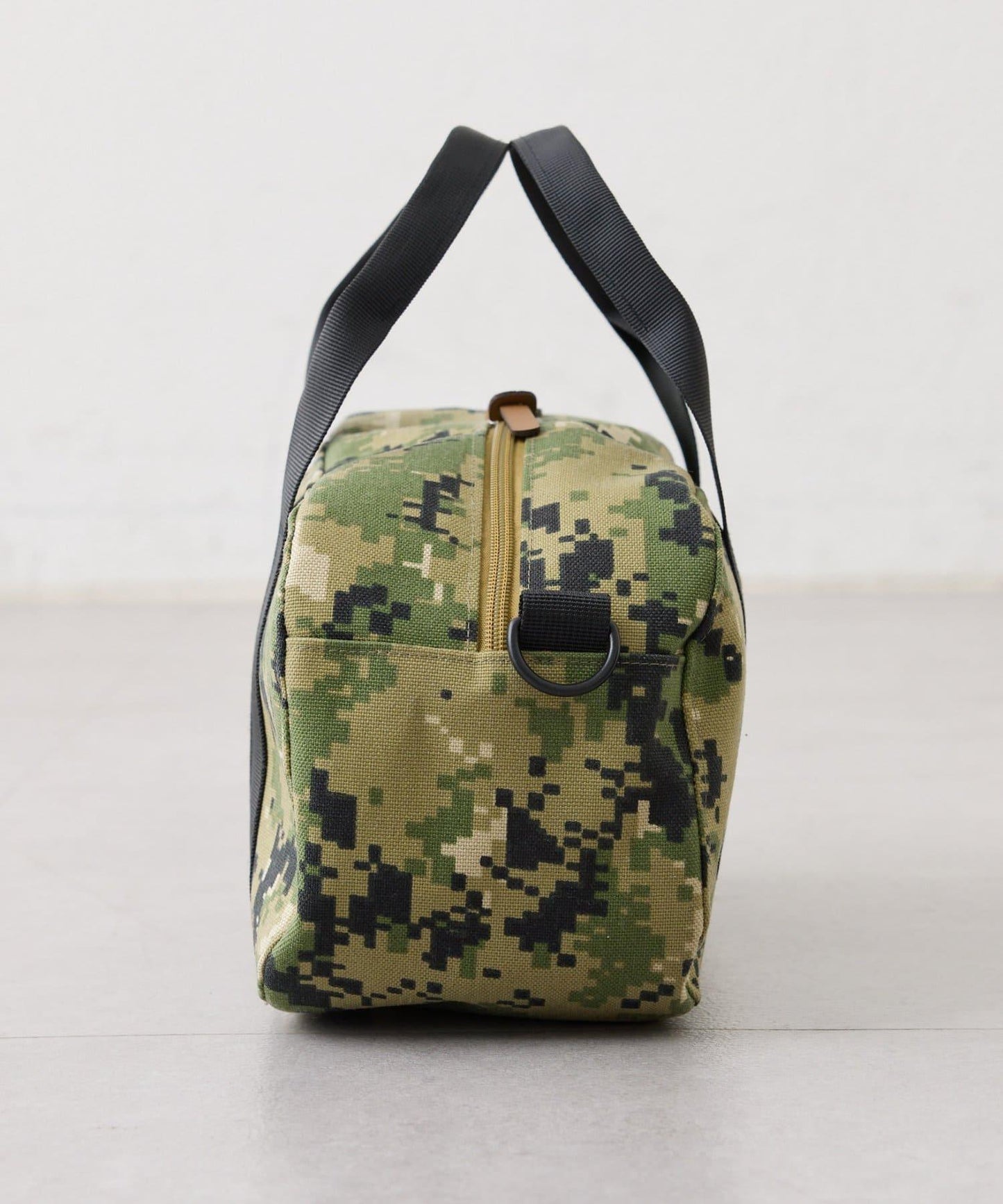 【UNISEX】尼龍拼色迷你波士頓包