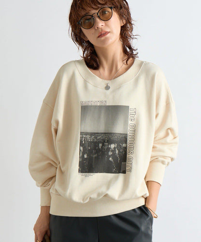 【大人休閒風】2way照片印花衛衣