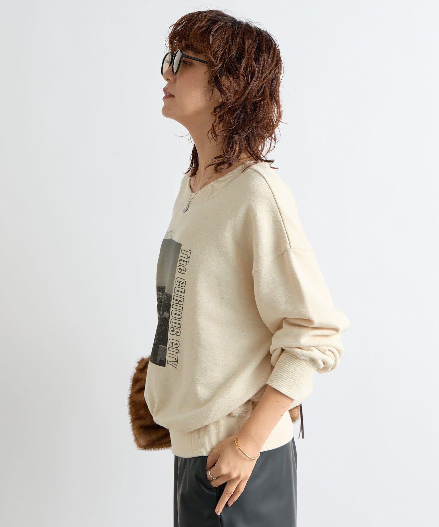 【大人休閒風】2way照片印花衛衣