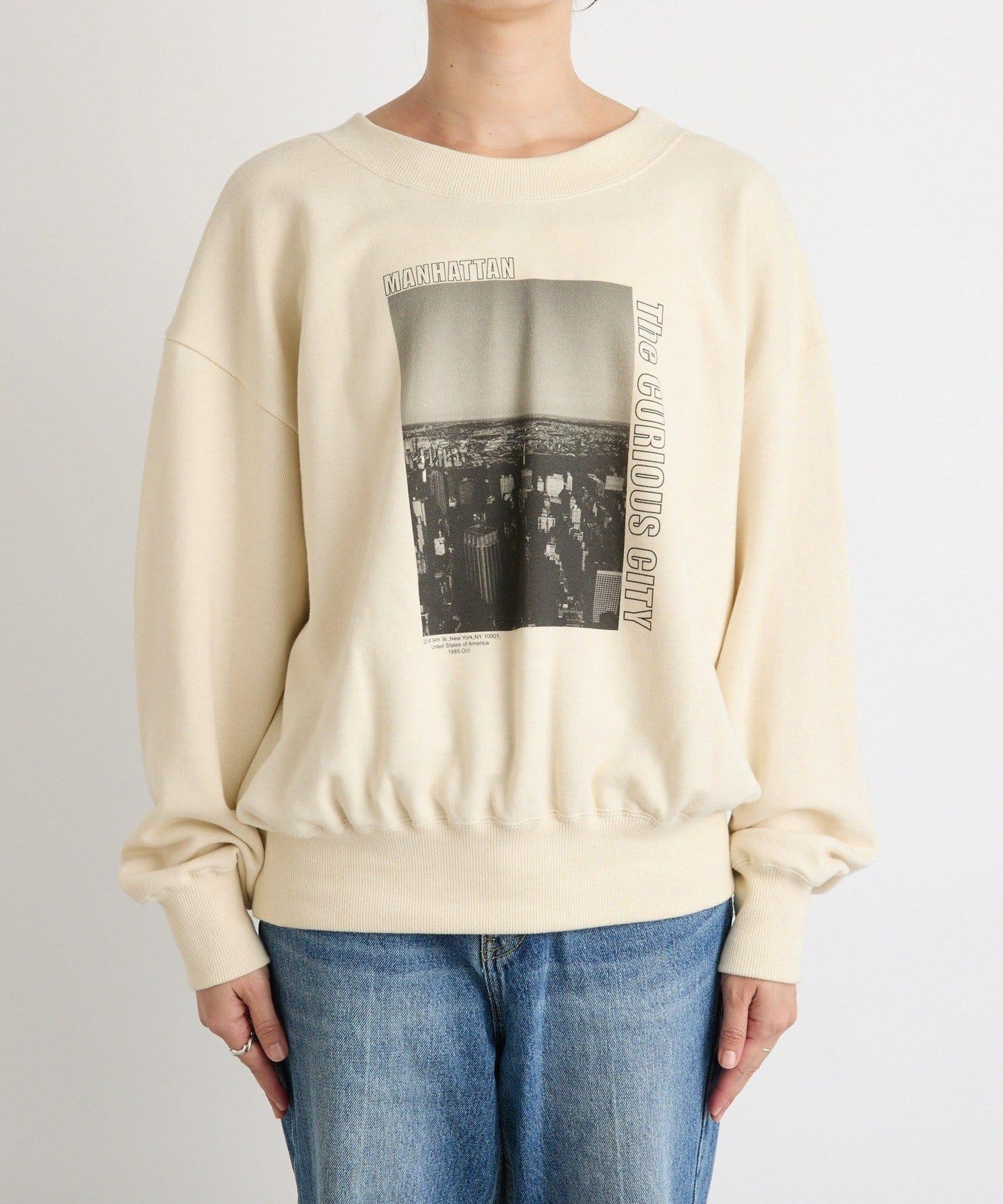 【大人休閒風】2way照片印花衛衣