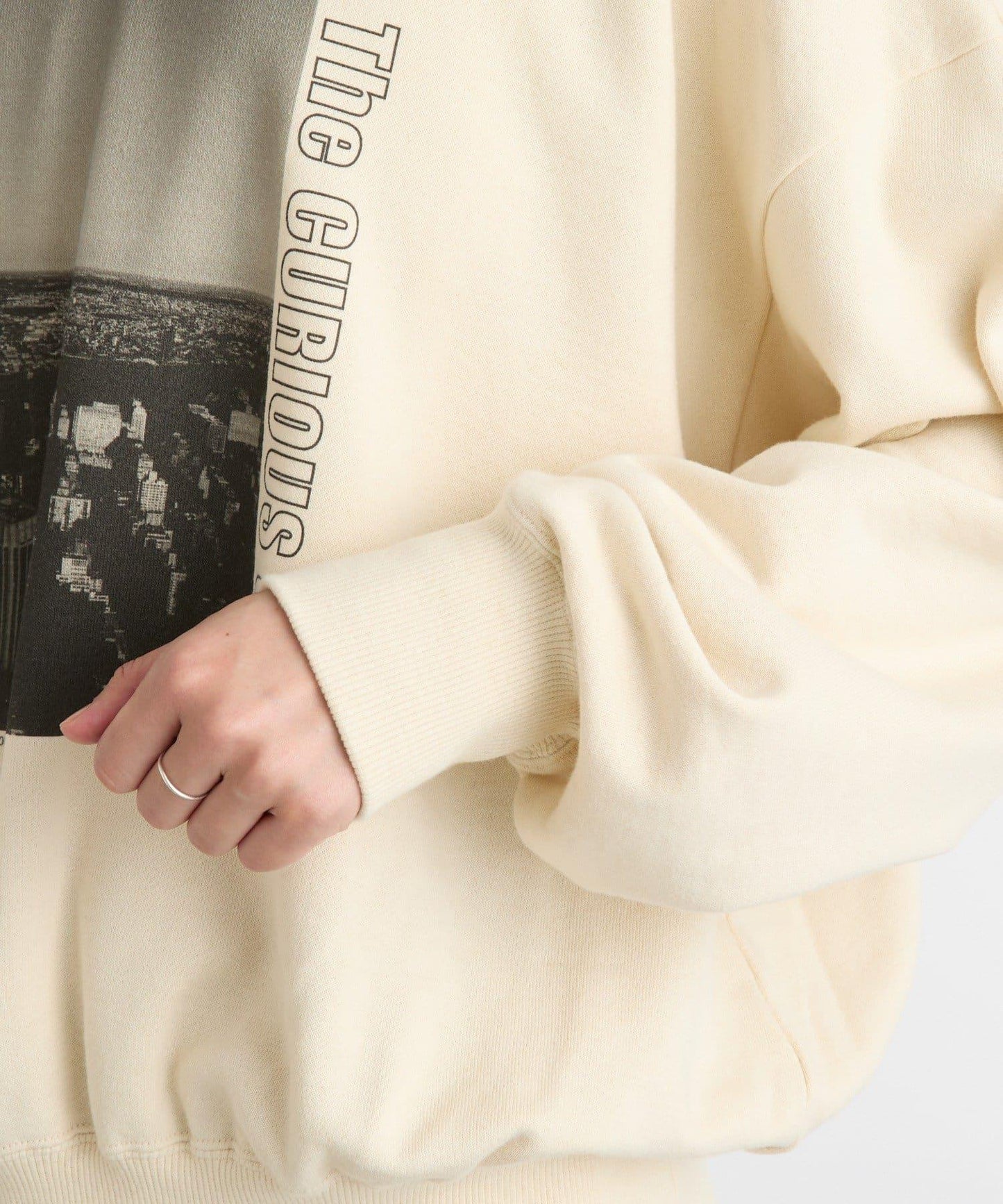 【大人休閒風】2way照片印花衛衣