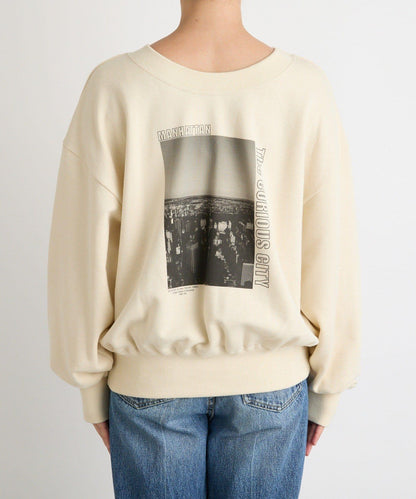 【大人休閒風】2way照片印花衛衣