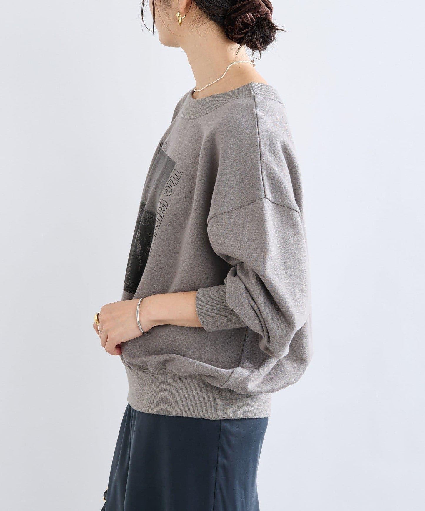 【大人休閒風】2way照片印花衛衣