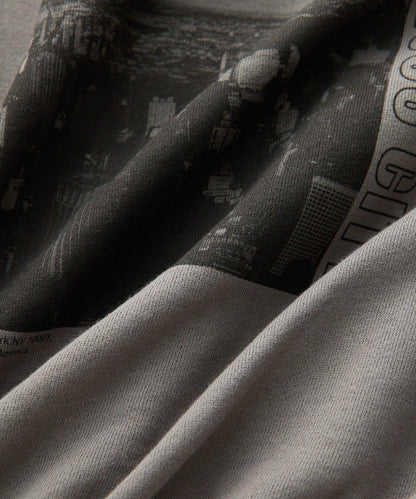 【大人休閒風】2way照片印花衛衣