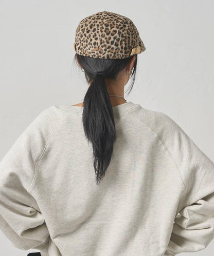 豹紋毛絨獵帽