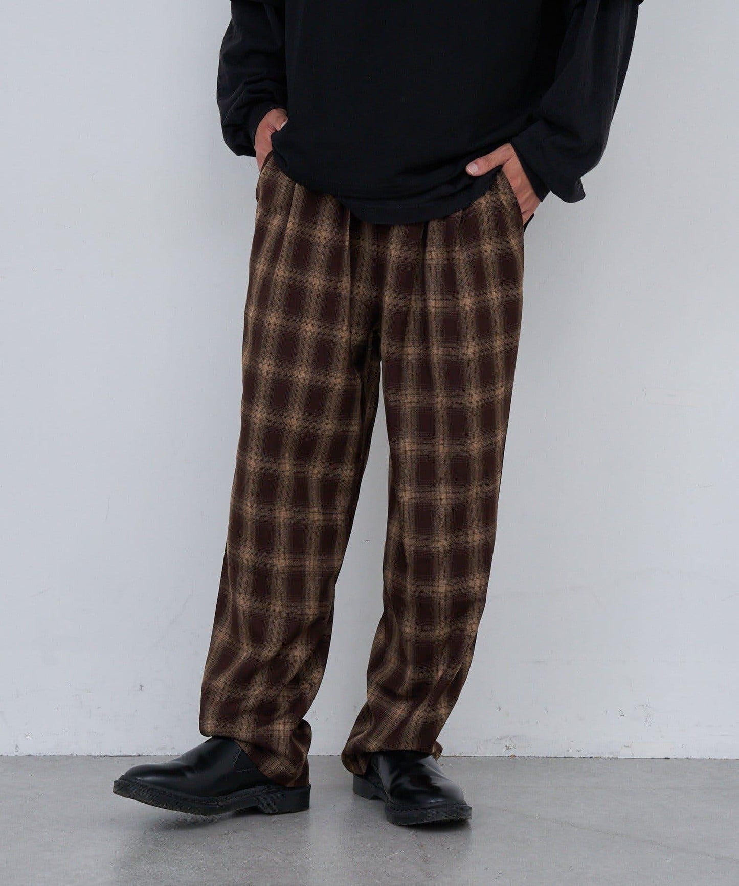 【Kastane】BM格紋休閒褲