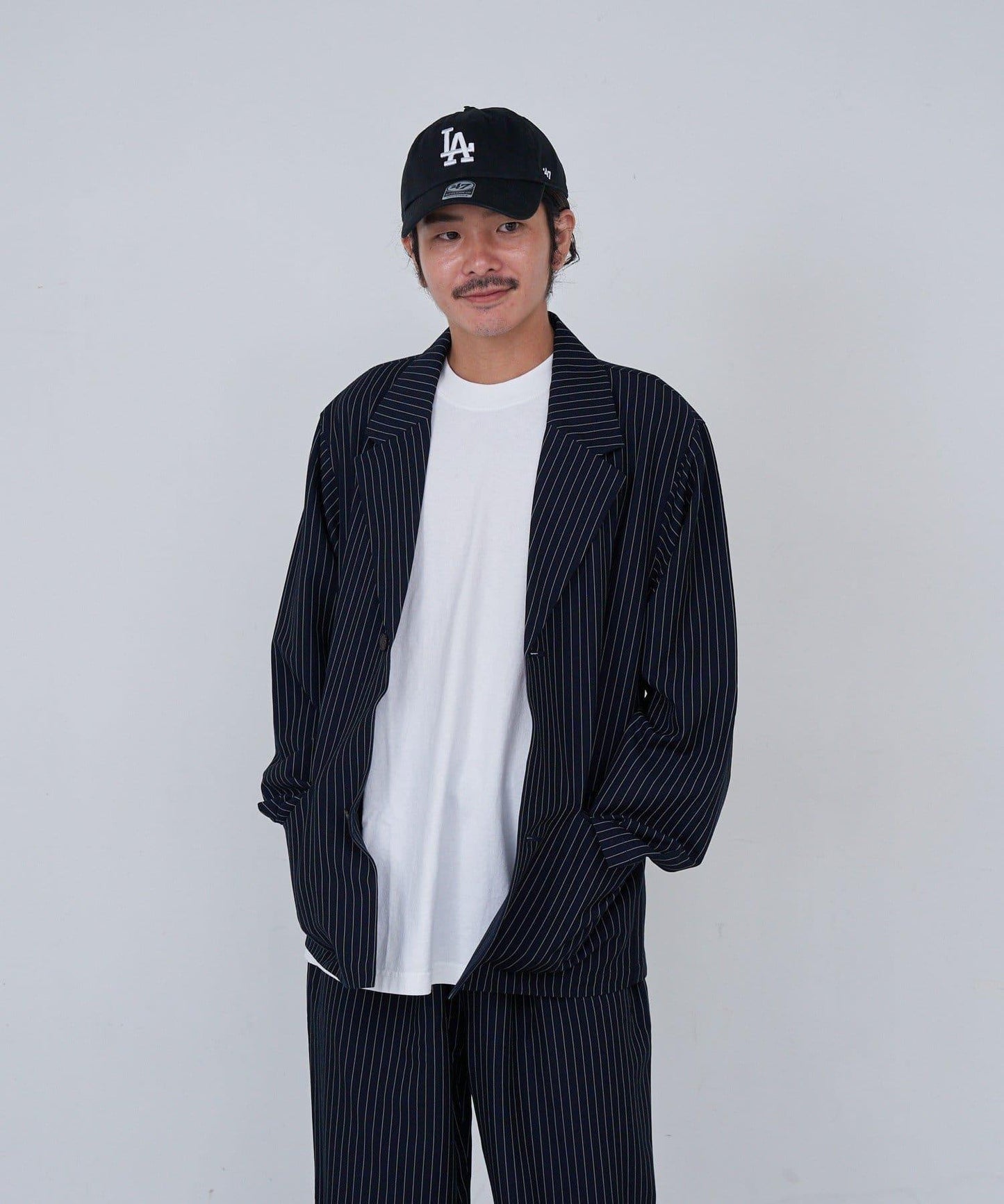 【Kastane】BM條紋單排扣西裝外套