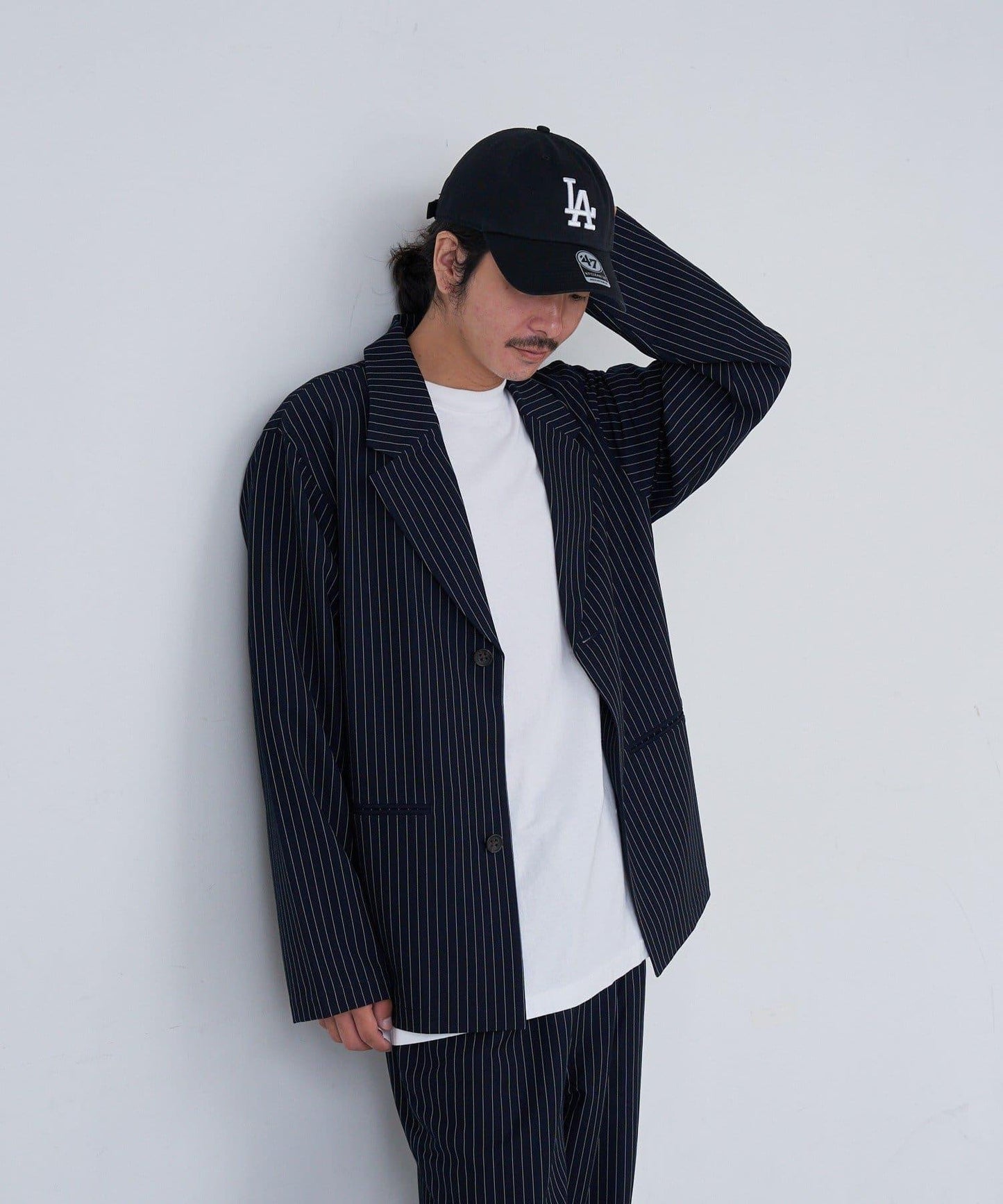 【Kastane】BM條紋單排扣西裝外套