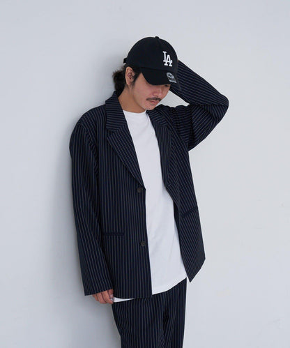 【Kastane】BM條紋單排扣西裝外套