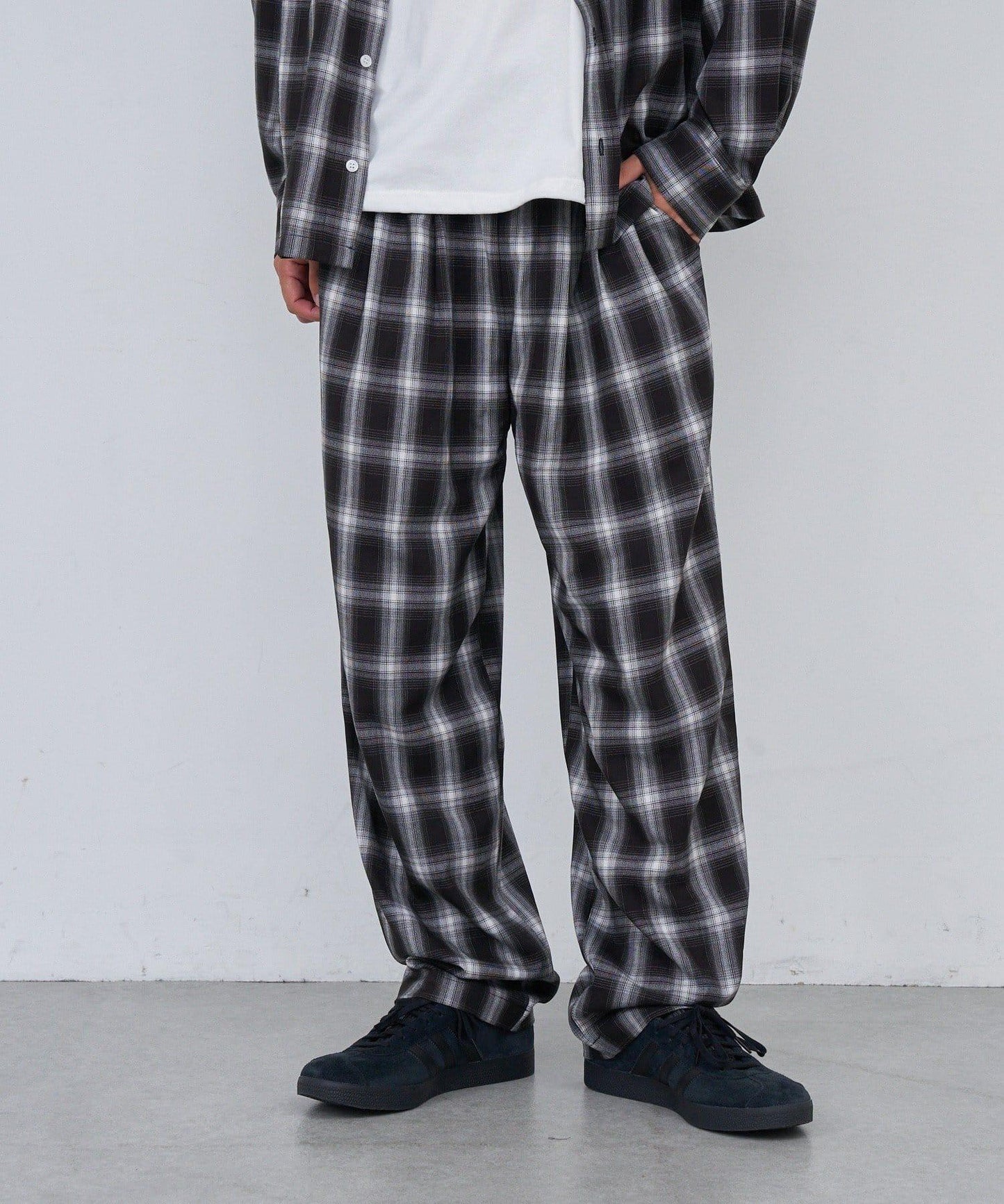 【Kastane】BM格紋休閒褲