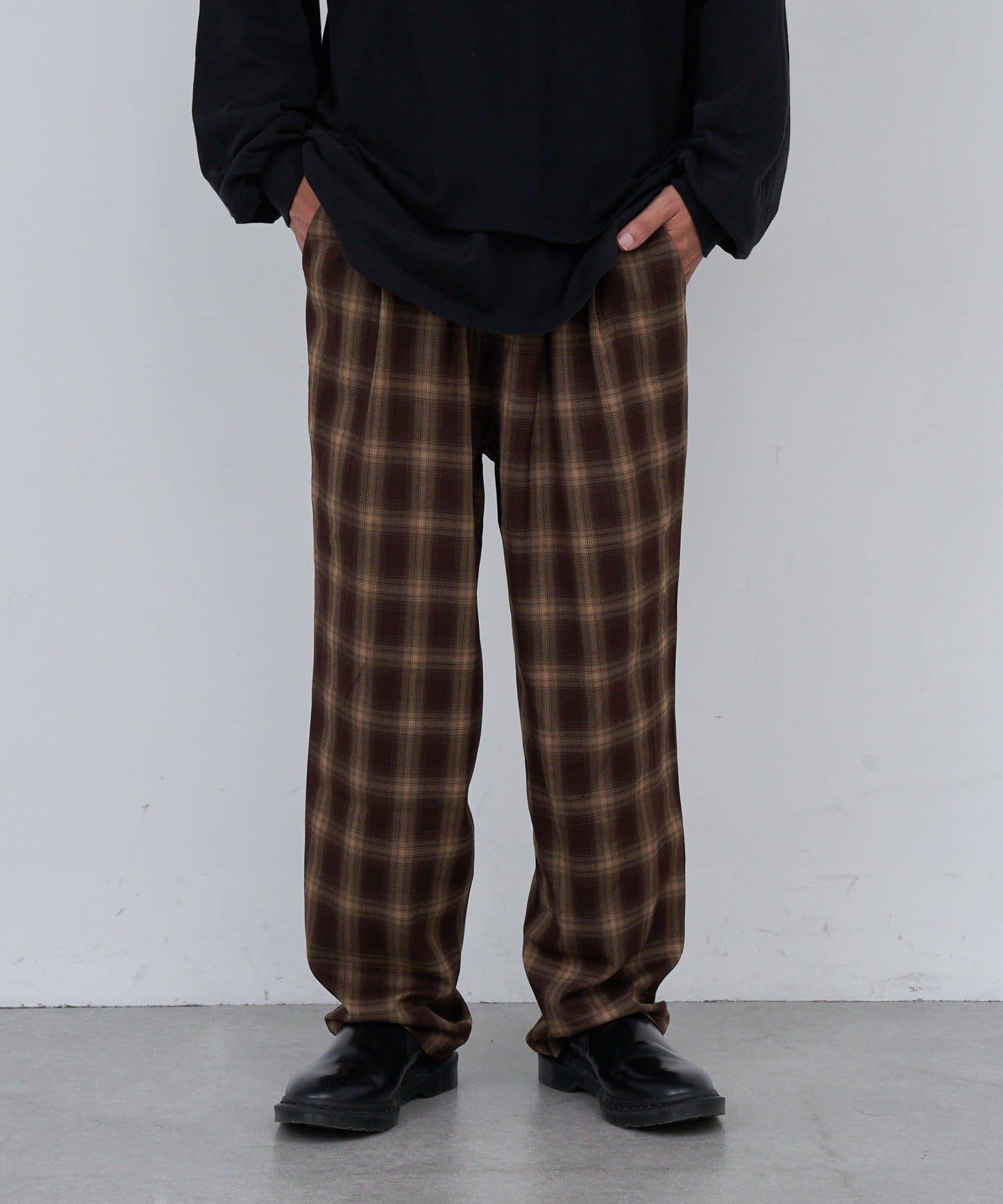 【Kastane】BM格紋休閒褲