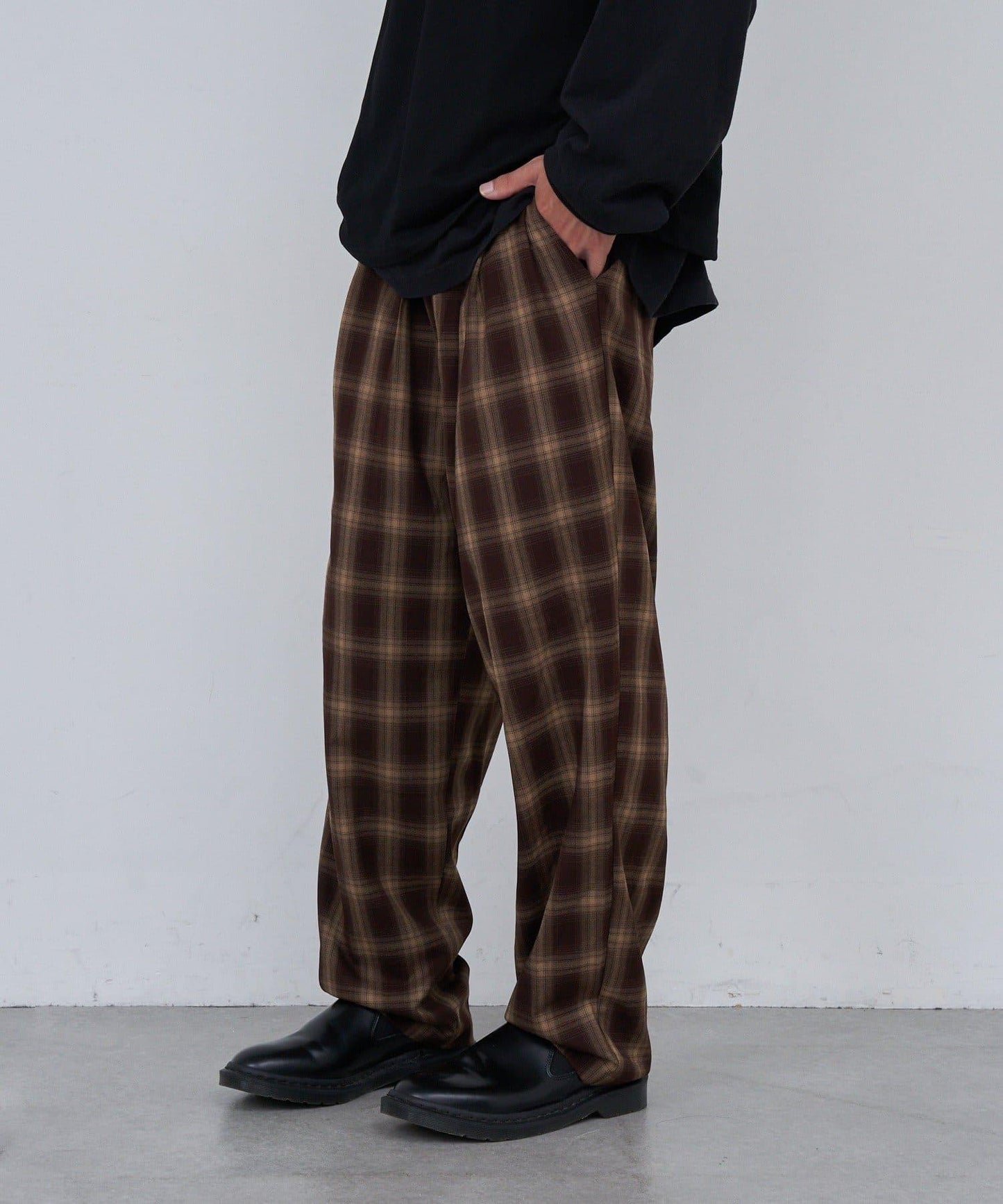 【Kastane】BM格紋休閒褲