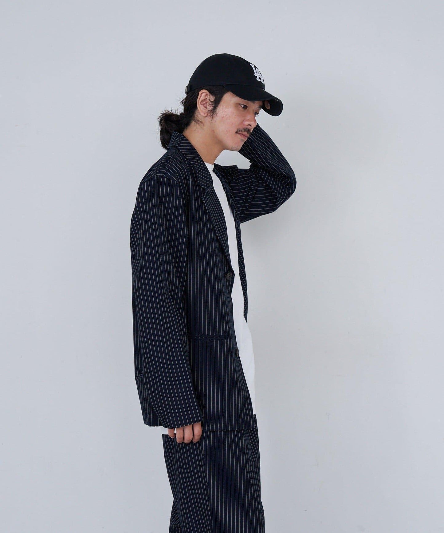 【Kastane】BM條紋單排扣西裝外套