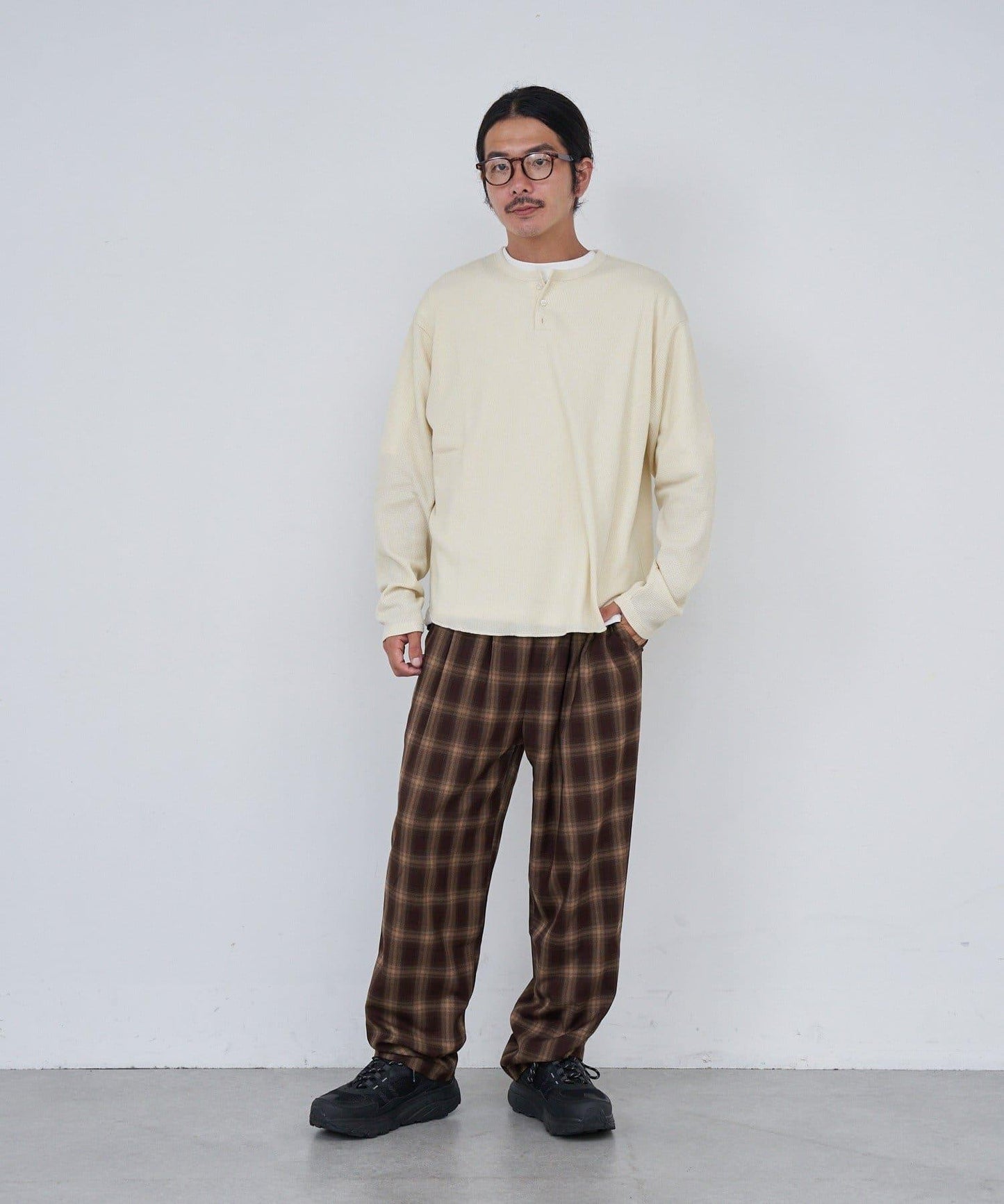 【Kastane】BM格紋休閒褲