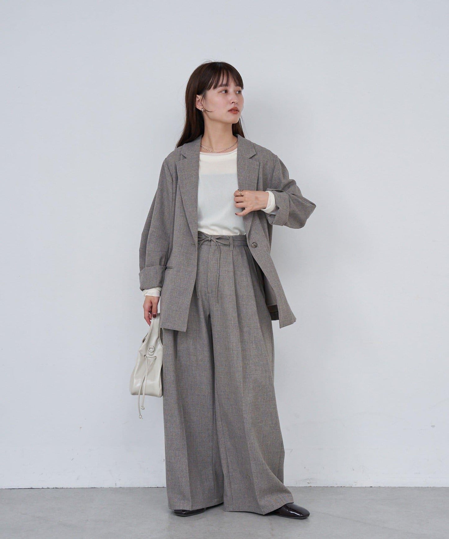 Kastane B 後背褶襉休閒夾克