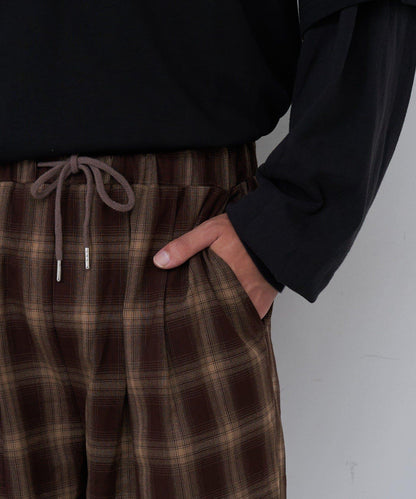 【Kastane】BM格紋休閒褲