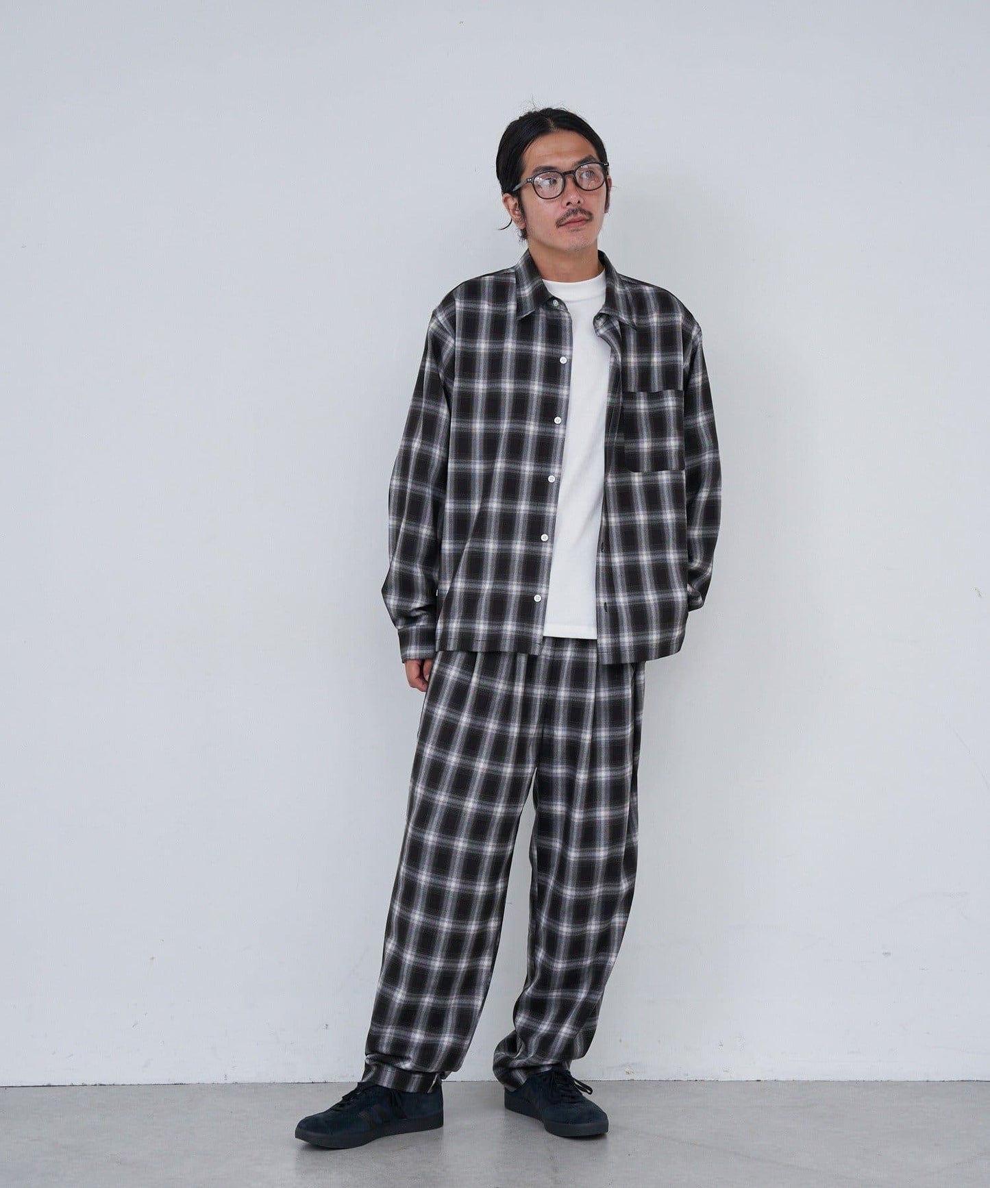 【Kastane】BM格紋休閒褲