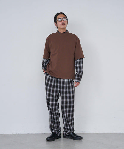 【Kastane】BM格紋休閒褲