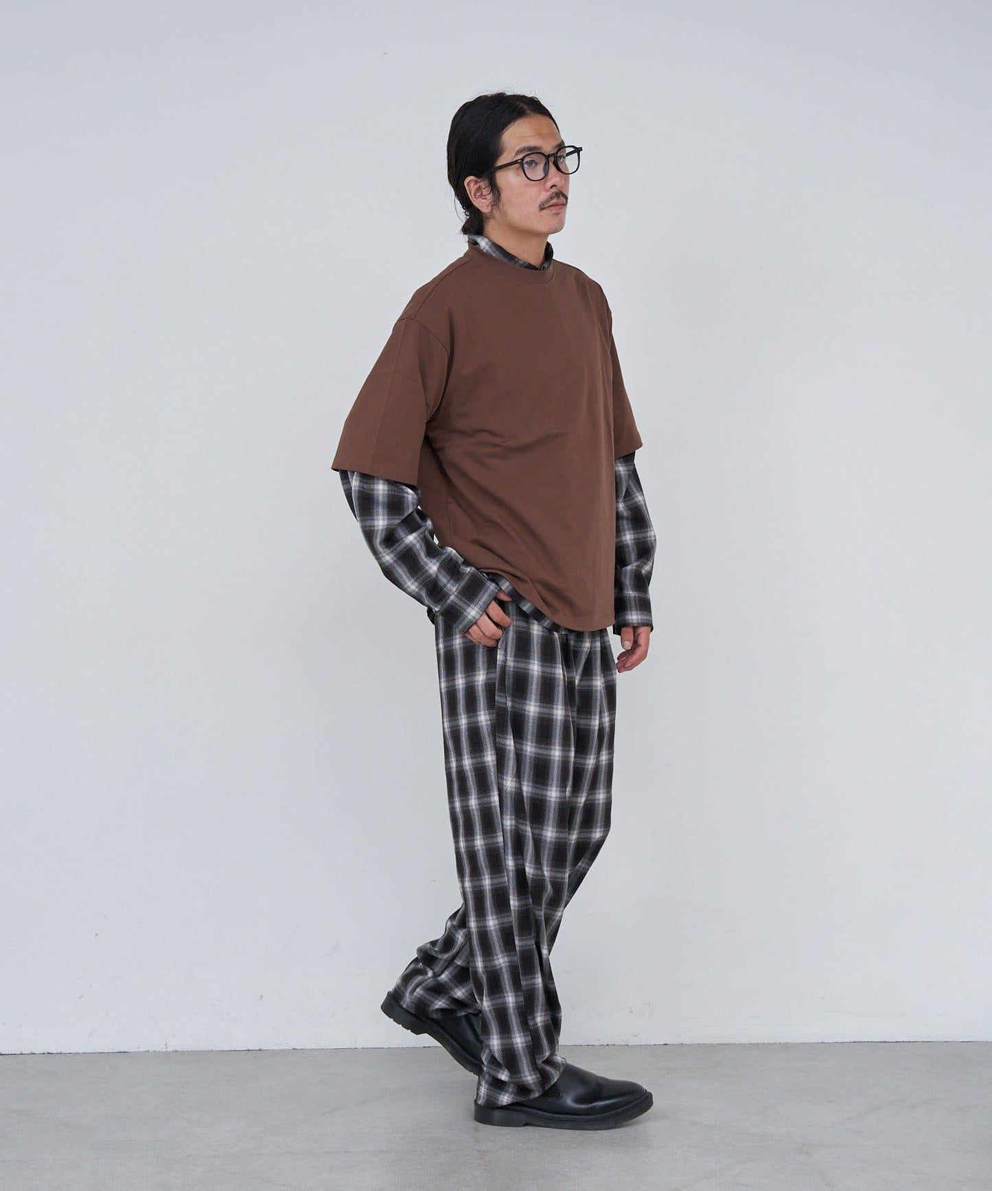 【Kastane】BM格紋休閒褲