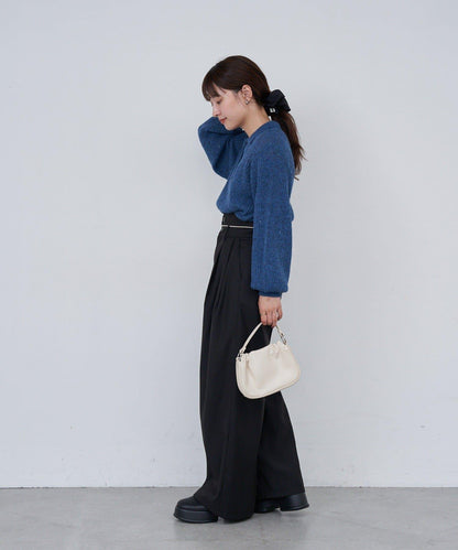 Kastane B 亮片針織Polo衫