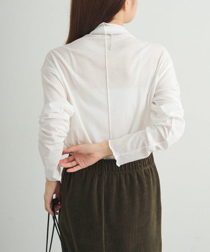 【25AW新色上市！】棉質透視高領T恤