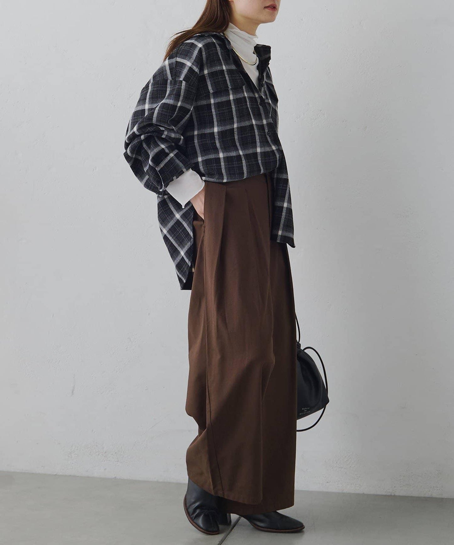 【25AW新色上市！】棉質透視高領T恤