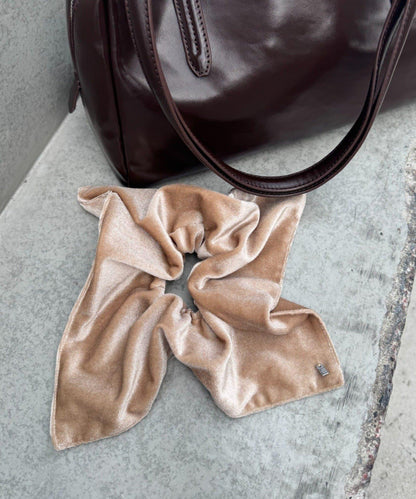 lil帶盤大號天鵝絨髮圈