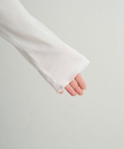 【25AW新色上市！】棉質透視高領T恤