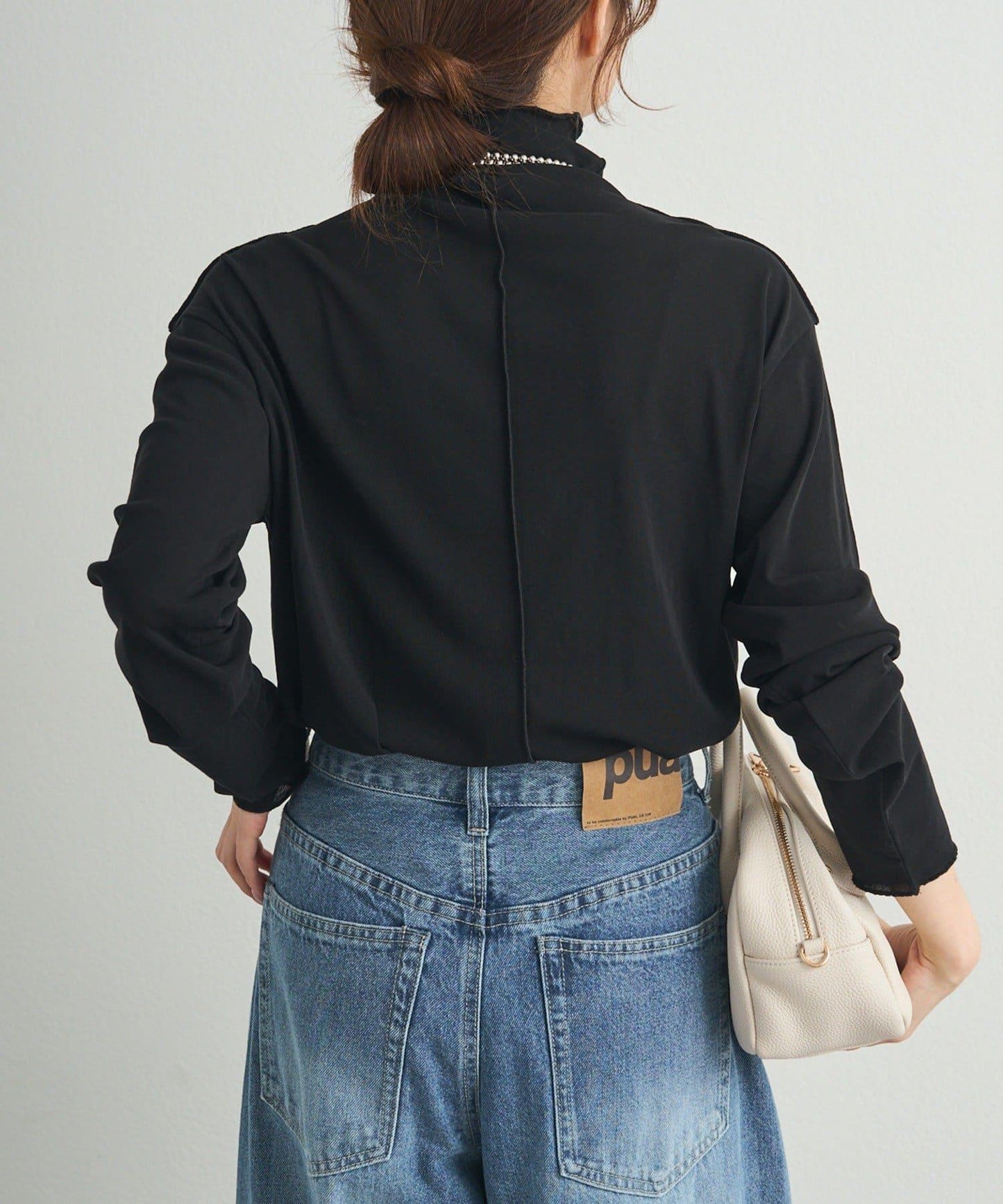 【25AW新色上市！】棉質透視高領T恤