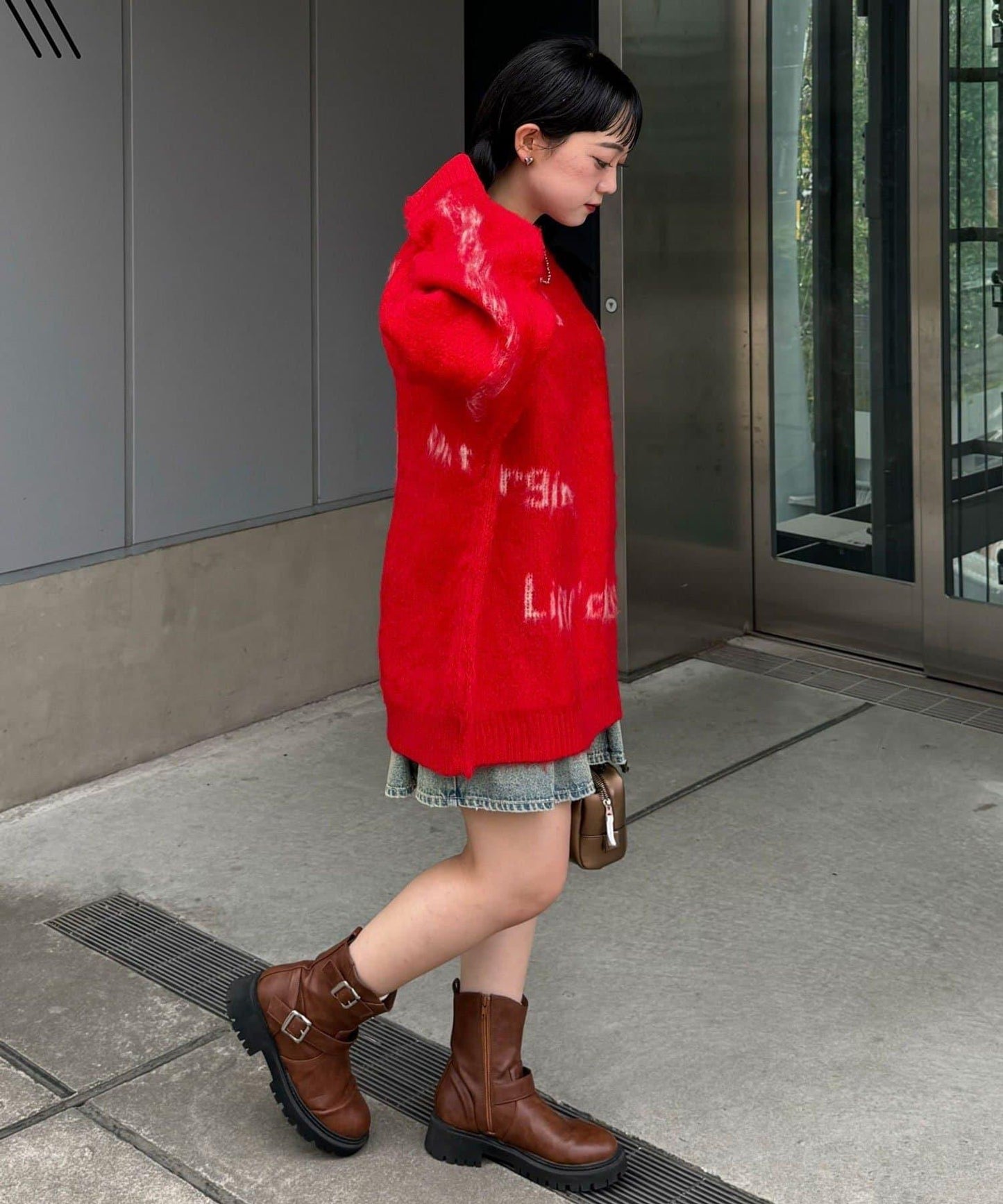 手工編織標誌針織衫