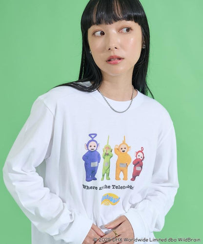 天線寶寶迷你前印花長袖T恤